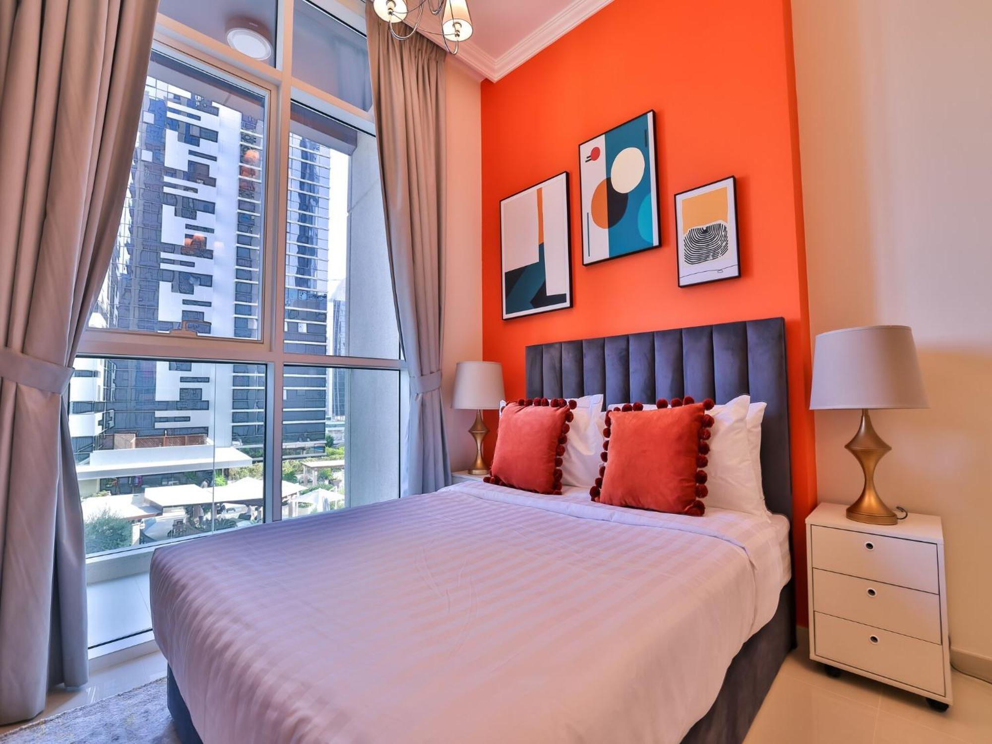 Luxe Apartments Near Dubai Mall Burj Khalifa Pool Gym Parking Εξωτερικό φωτογραφία