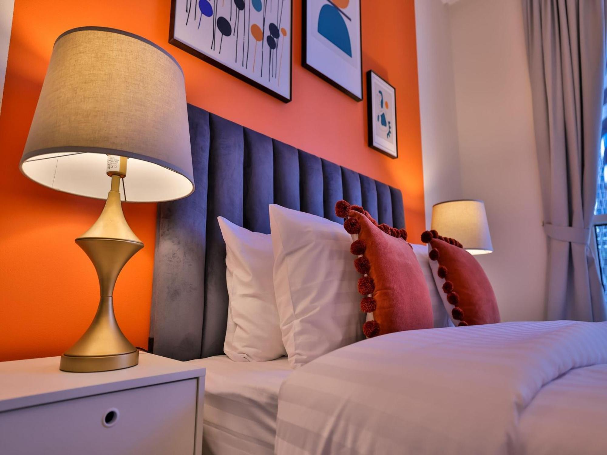 Luxe Apartments Near Dubai Mall Burj Khalifa Pool Gym Parking Εξωτερικό φωτογραφία